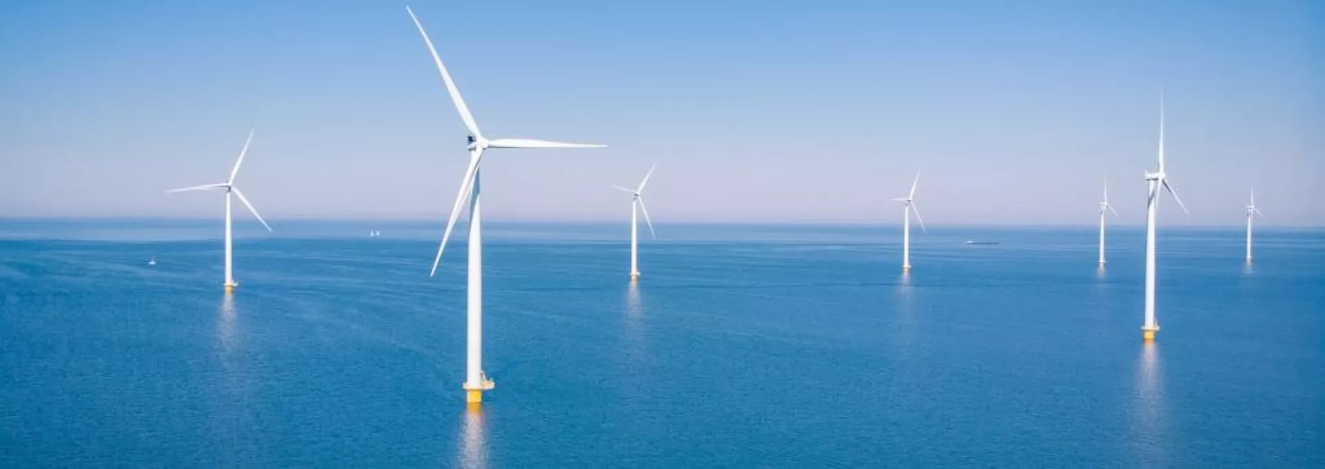 Windfarm in the sea