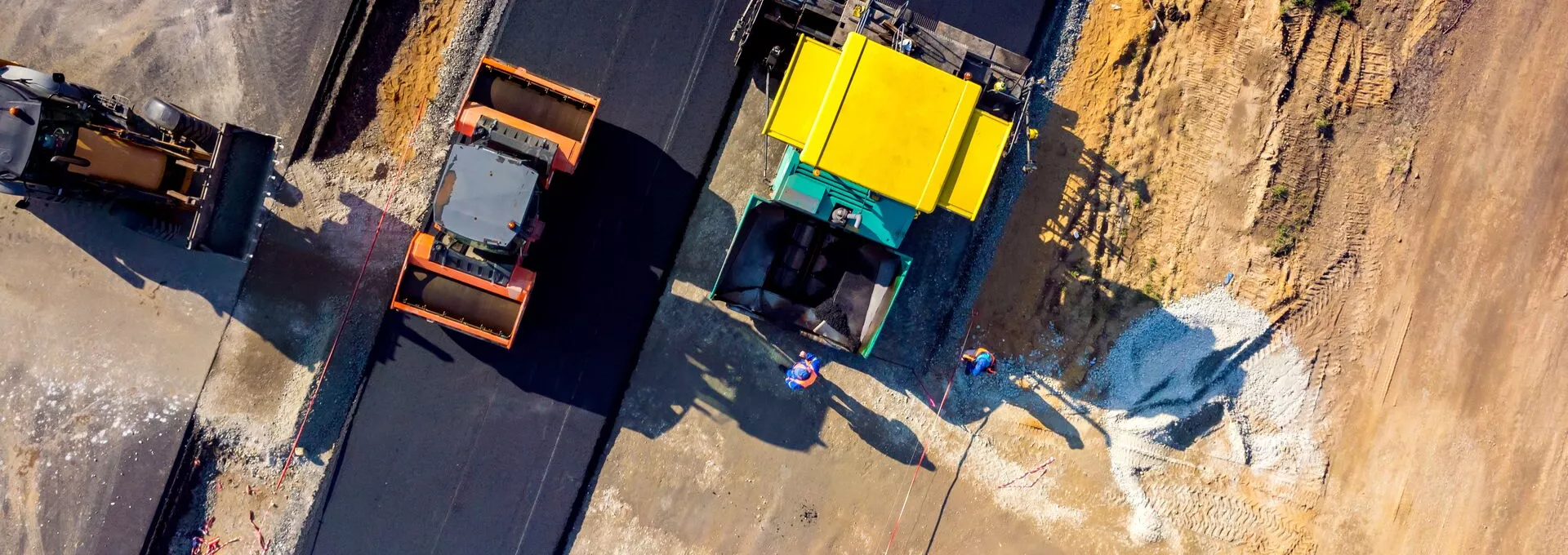 civil engineering works for the creation of a new road