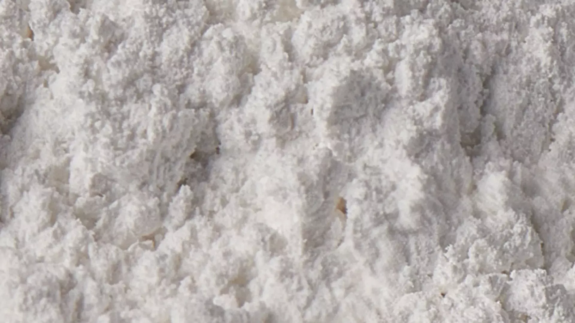 Close-up on hydrated lime powder