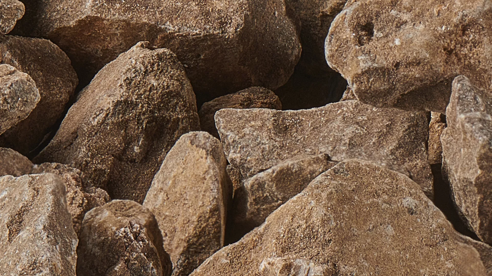 close up of pile of dolomite rocks from Marche-Les-Dames