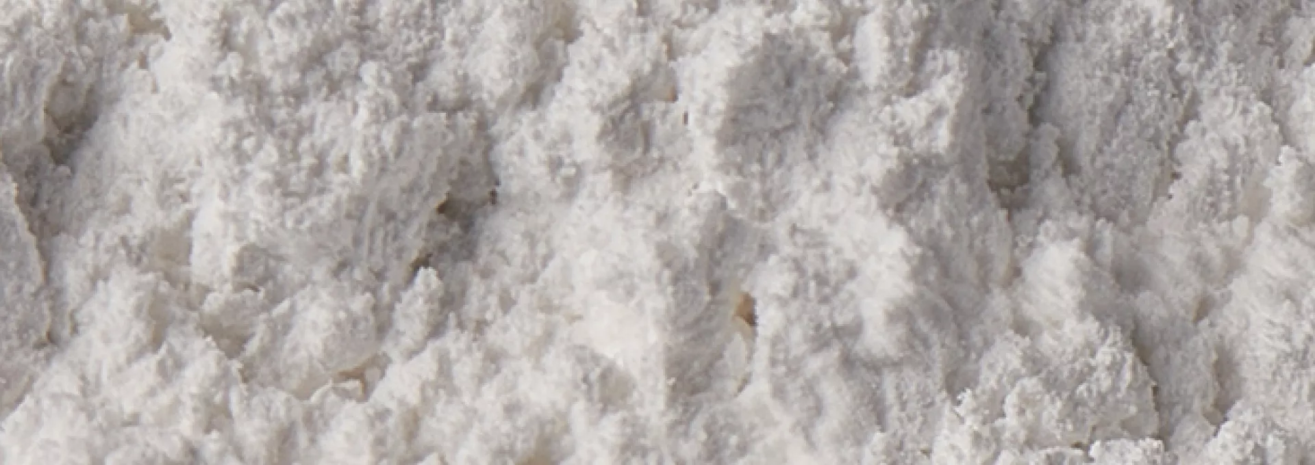 close up of hydrated lime powder from Ensuès