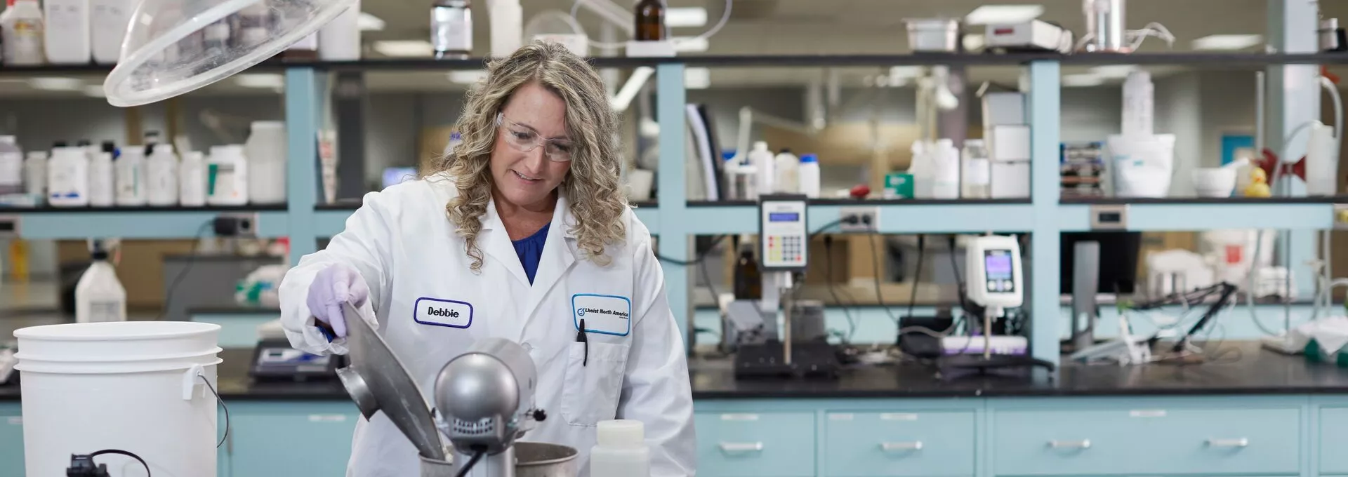 woman working in a lab