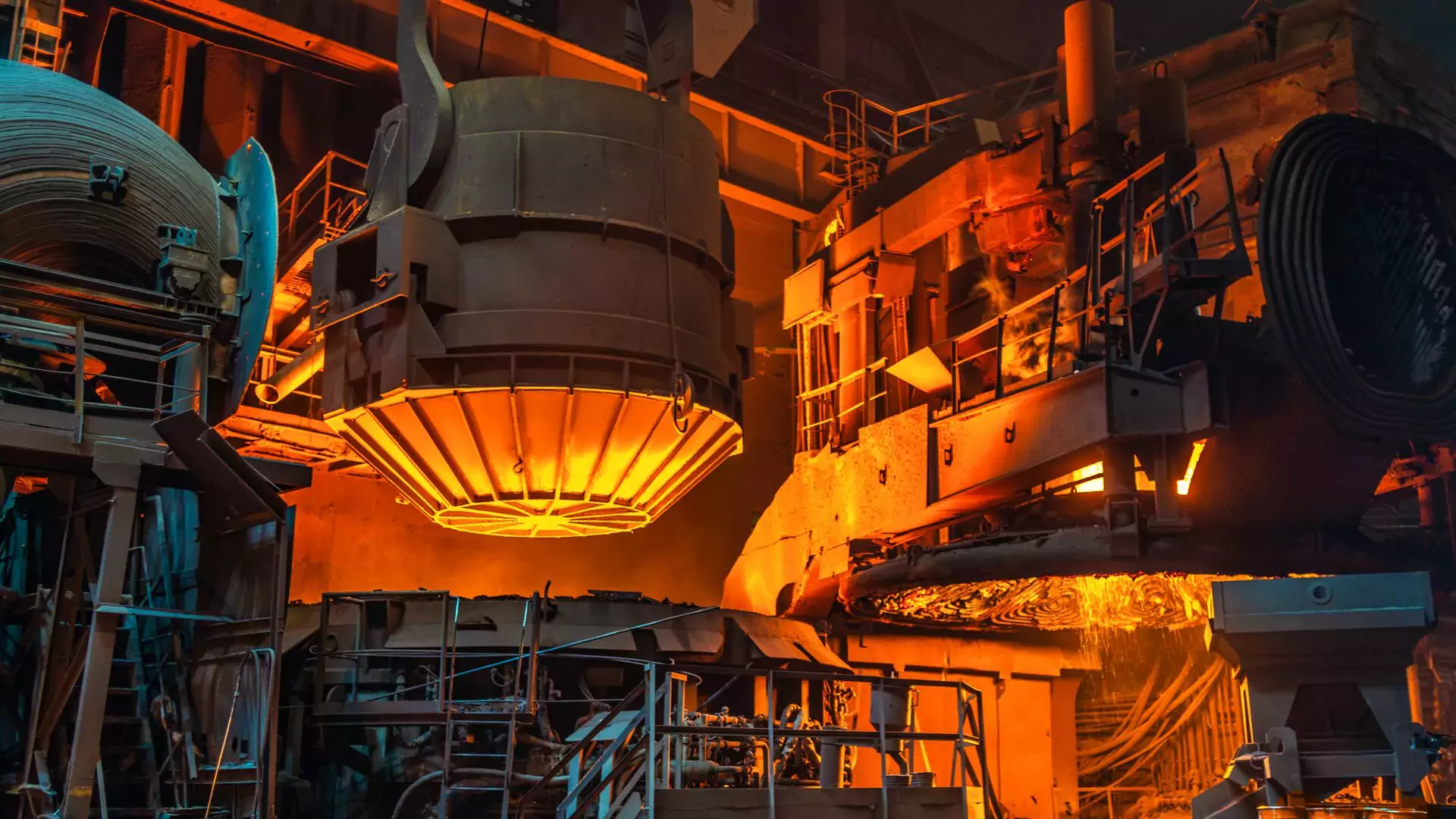 Metallurgical engineering at manufactory of steel plant