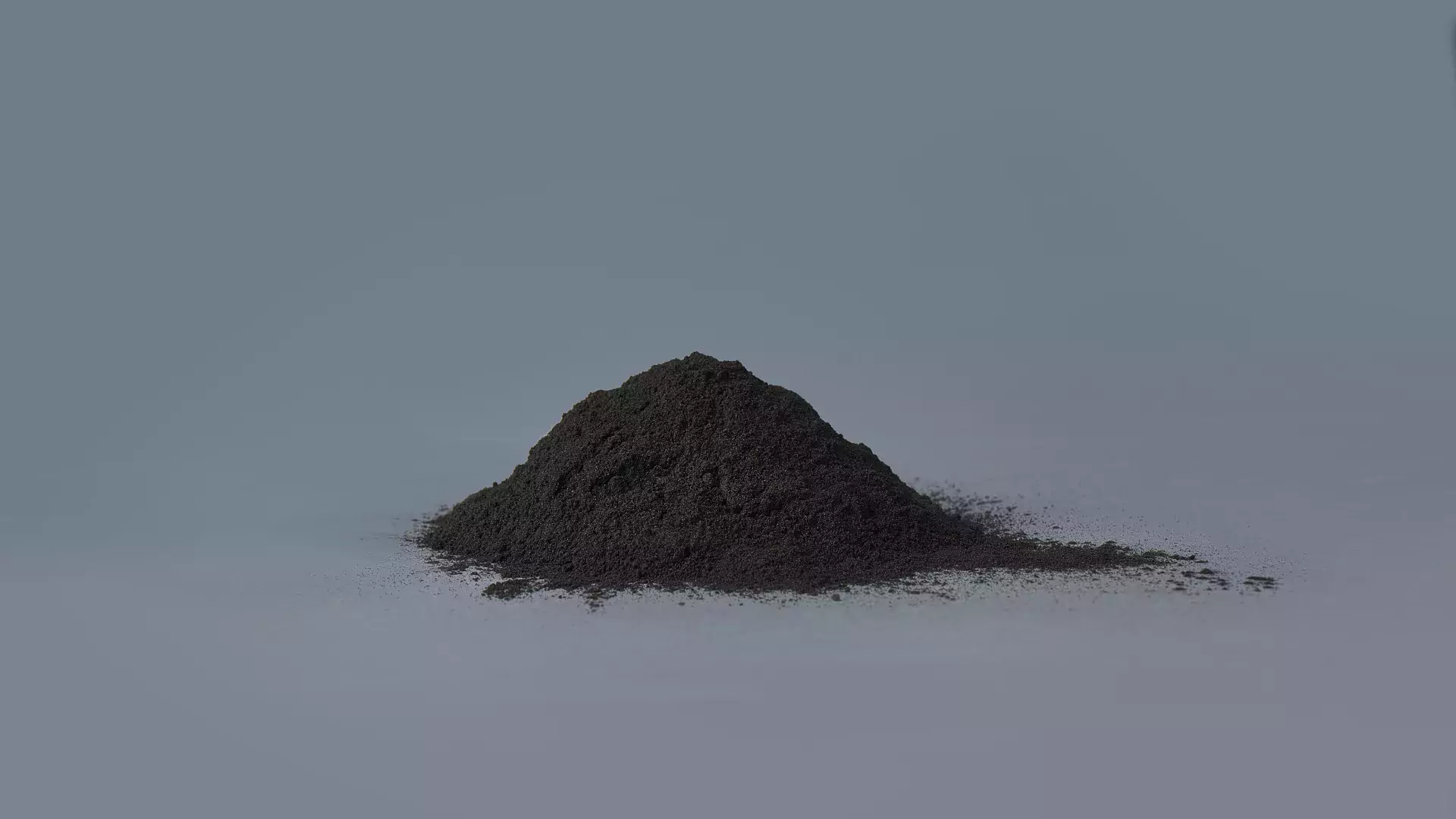 pile of sepiolite clay and activated carbon mix