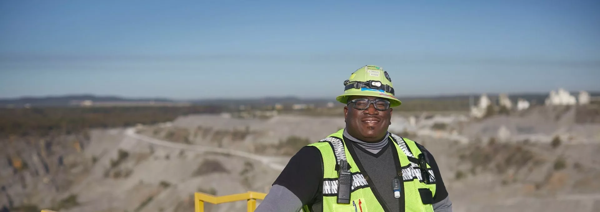 worker in the quarry