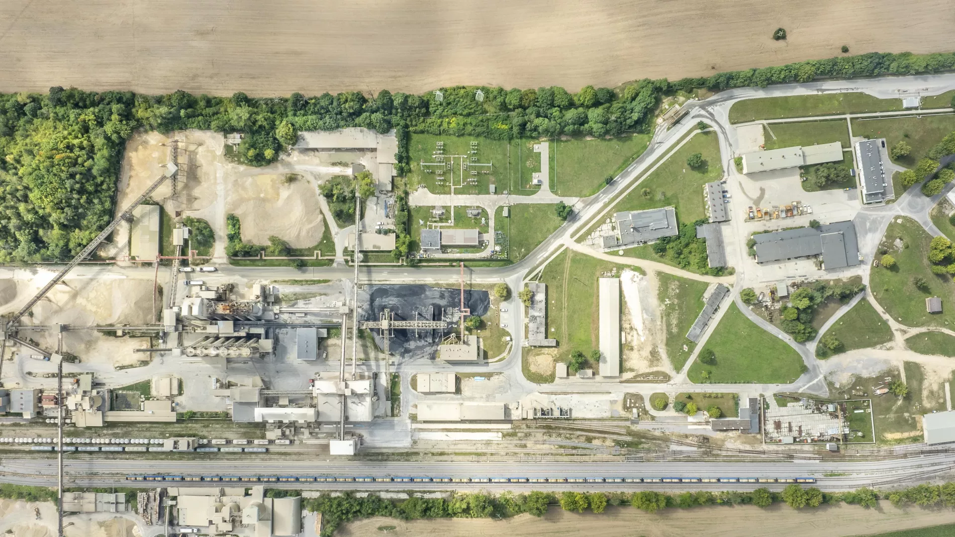 Aerial view of our plant in Tarnow Opolski, Poland