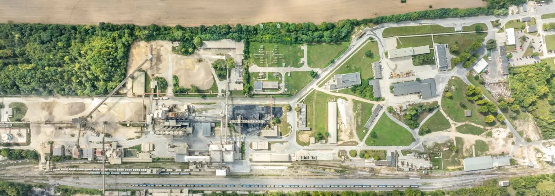 Aerial view of our plant in Tarnow Opolski, Poland
