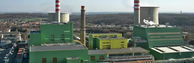 Coal factory in Czech Republic