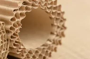Texture of corrugated paper sheets made from cellulose