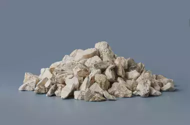 pile of quicklime from Jemelle