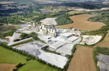 aerial view of our plant in Réty