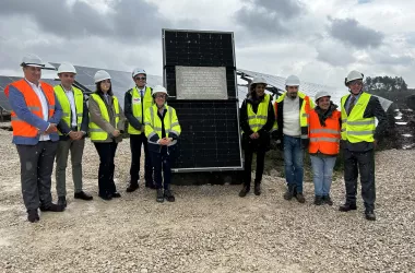 TotalEnergies and Lhoist for the inauguration of the photovoltaic plant at Valverde