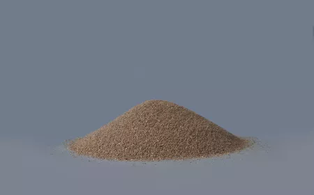 Pile of aggregates from Marche Les Dames