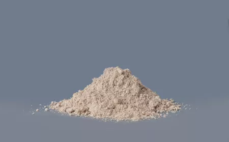 Pile of dolime from Neau