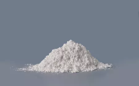 PIle of hydrated lime from Ensuès
