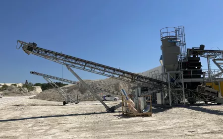 X ray sorting tool at quarry