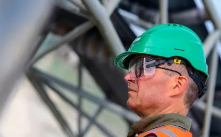 man with PPE
