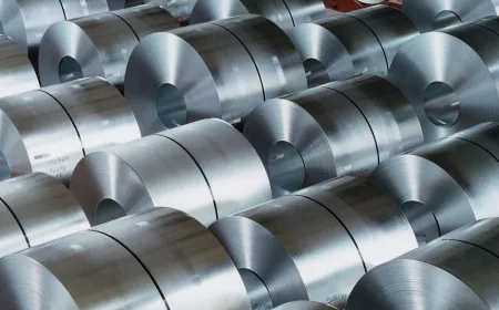 banner with multiple steel rolls