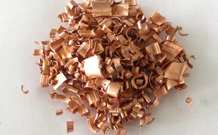 close up of a pile of copper rocks