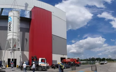 On-site trial in Belgium with Sorbacal Lhoist product