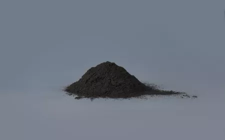 pile of sepiolite clay and activated carbon mix
