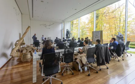 group of people attending a presentation