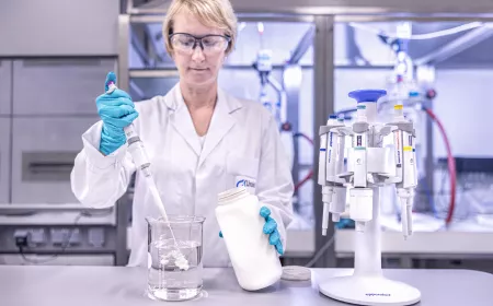 Woman in lab